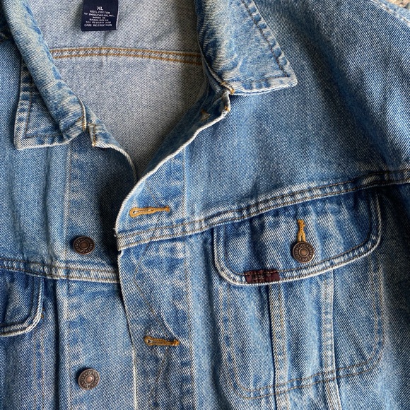 Hand painted XL jean jacket - Mojo Jojo from the Powerpuff Girls - Picture 6 of 6